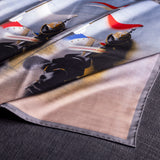'Ride Ahead' ceremonial military silk pocket square by Otway & Orford